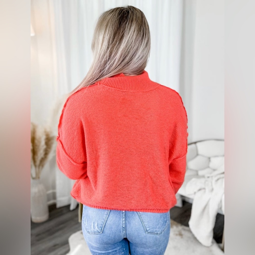 NWT GeeGee cropped boxy fit sweater size M - Picture 2 of 6